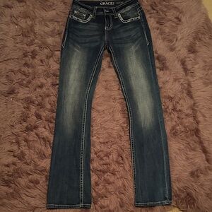Grace in La Women's boot cut Blue Jeans
